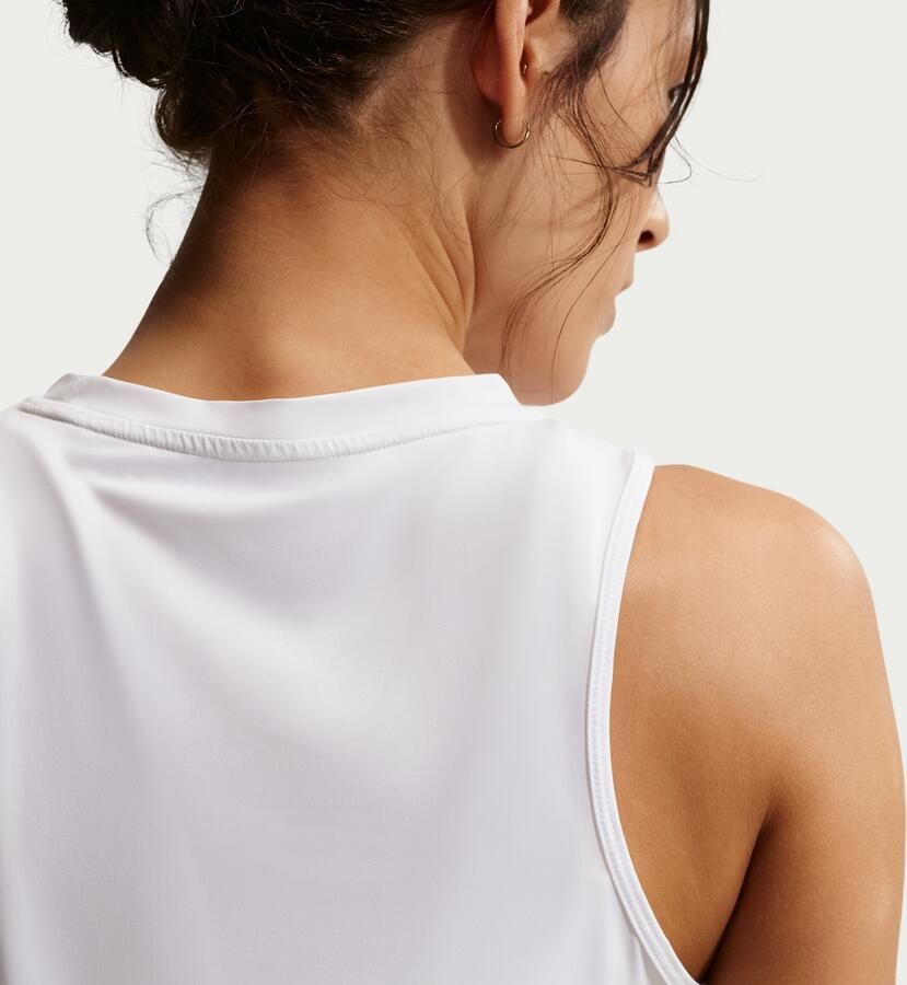 Nike One Classic Dri-FIT tanktop voor dames Wit - Foto 2