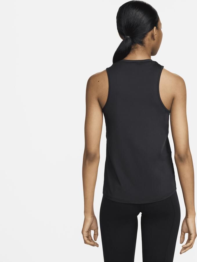 Nike One Classic Dri-FIT tanktop voor dames Zwart - Foto 5