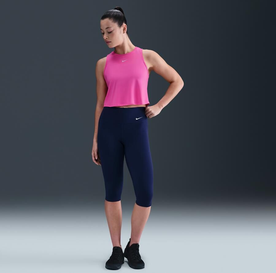 Nike One Classic korte tanktop met Dri-FIT voor dames Roze - Foto 3