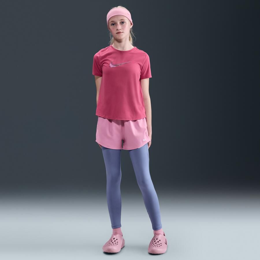 Nike One Classic meisjestop met korte mouwen Paars - Foto 3