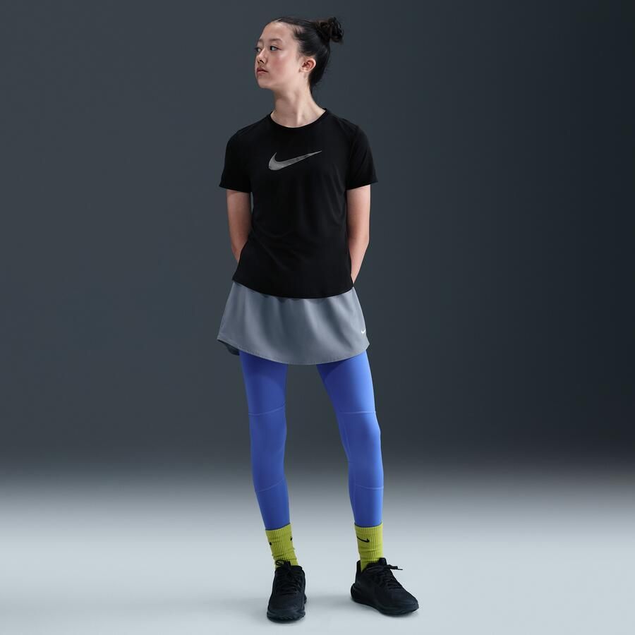 Nike One Classic meisjestop met korte mouwen Zwart - Foto 3