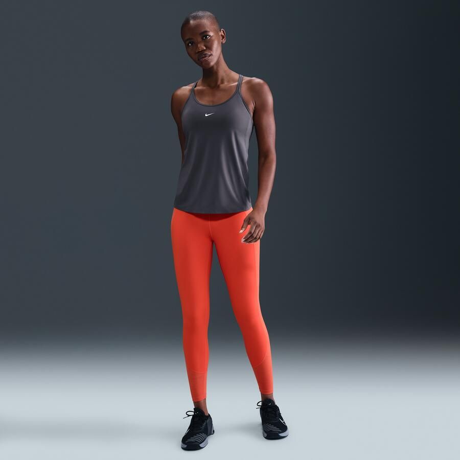 Nike One Classic tanktop met bandjes en Dri-FIT voor dames Grijs - Foto 3