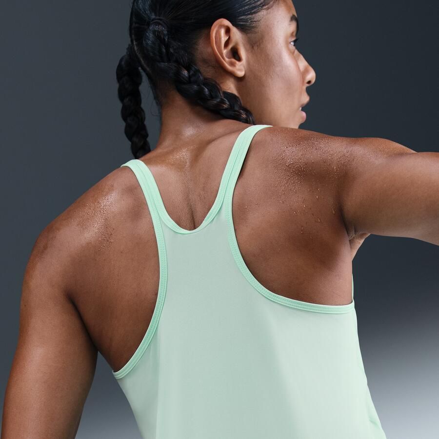 Nike One Classic tanktop met bandjes en Dri-FIT voor dames Groen