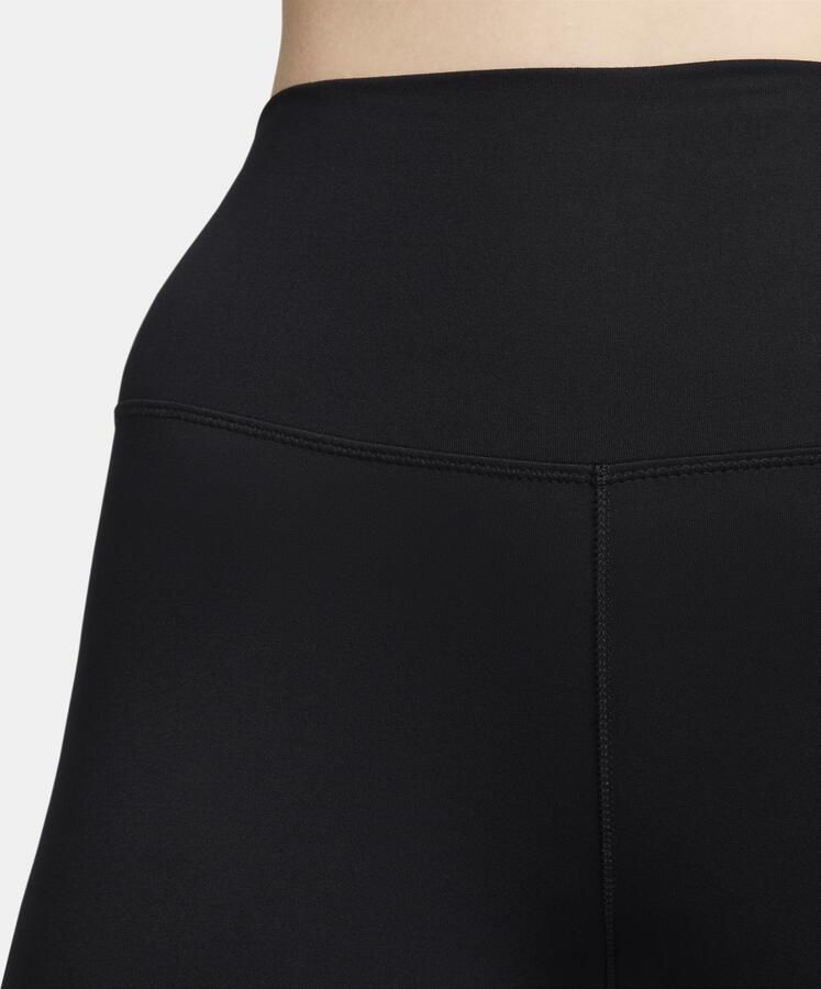 Nike One crop-legging met hoge taille voor dames Zwart - Foto 2