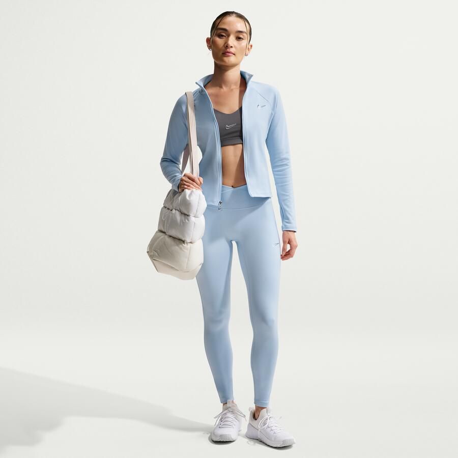 Nike One Dri-FIT dameslegging met hoge taille Blauw - Foto 4