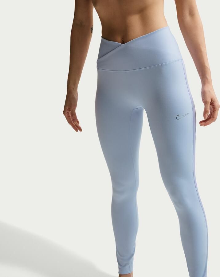 Nike One Dri-FIT dameslegging met hoge taille Blauw - Foto 2