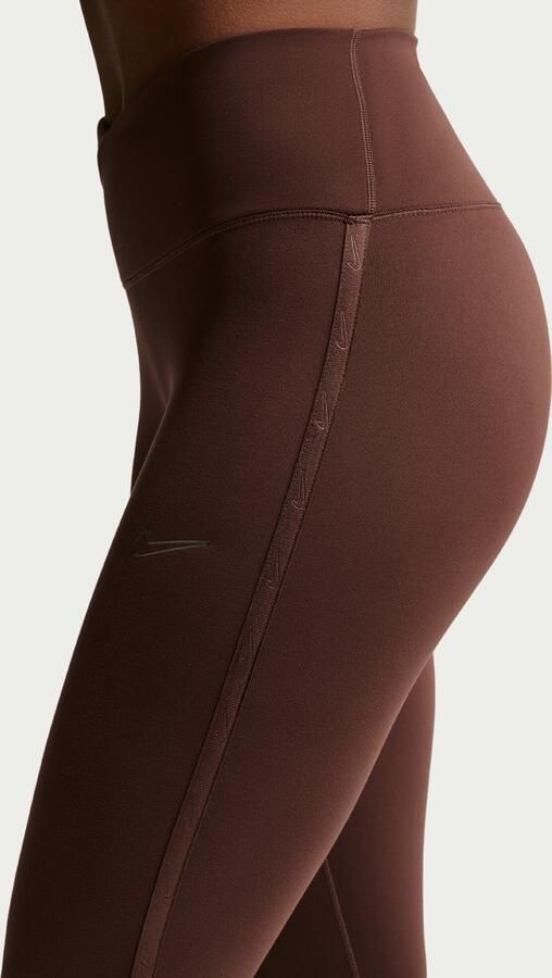 Nike One Dri-FIT dameslegging met hoge taille Bruin - Foto 2