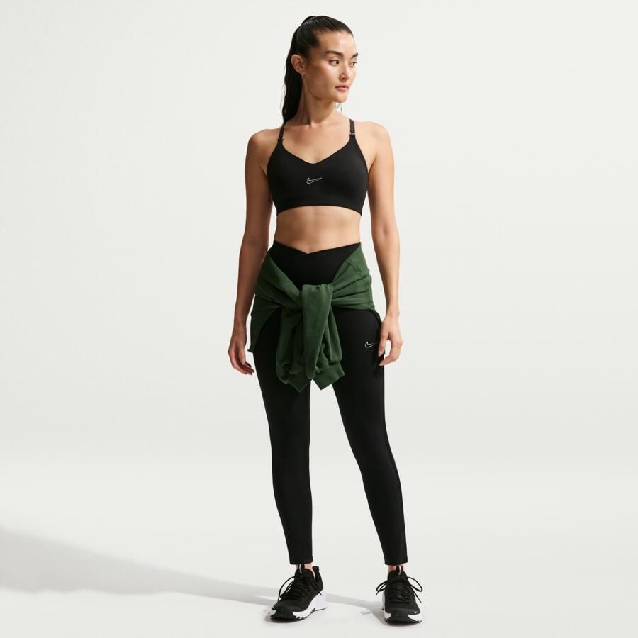 Nike One Dri-FIT dameslegging met hoge taille Zwart - Foto 4