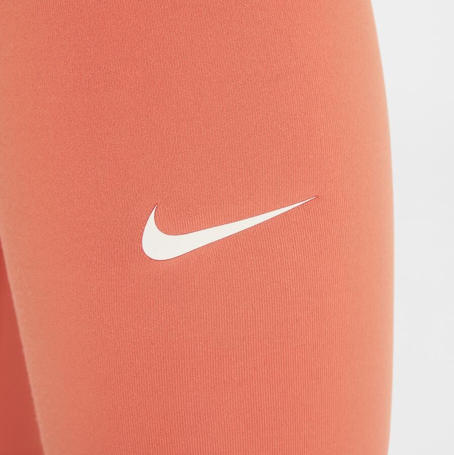 Nike One Dri-FIT legging met hoge taille voor meisjes Oranje - Foto 3