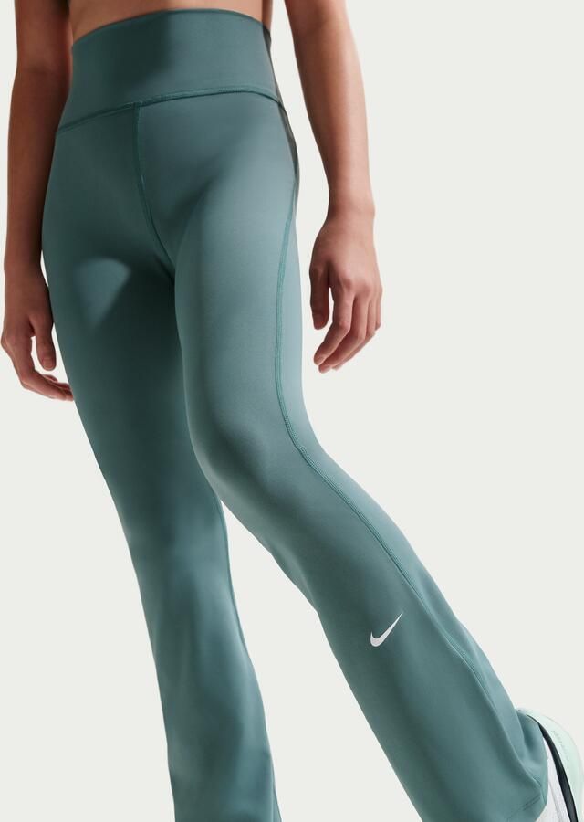 Nike One Dri-FIT legging met wijde pijpen voor meisjes Grijs - Foto 2