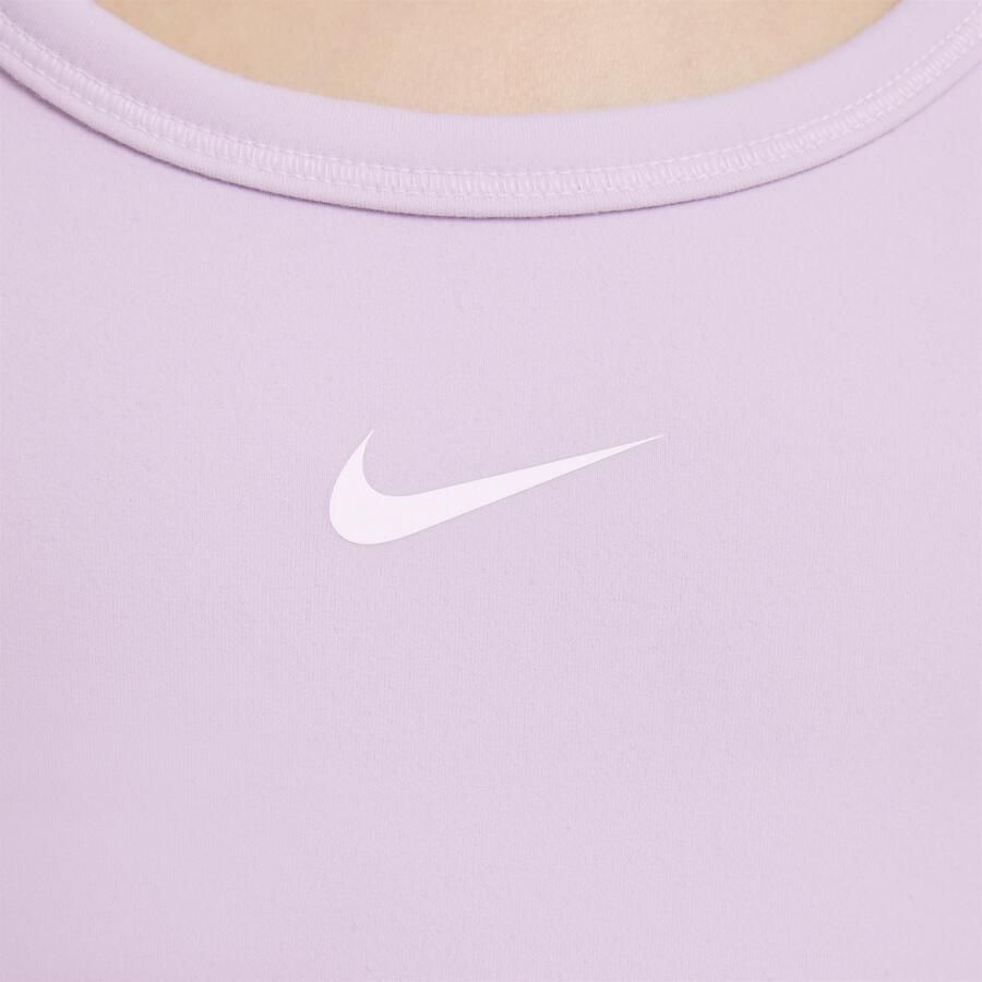 Nike One Fitted Dri-FIT tanktop voor Paars - Foto 2