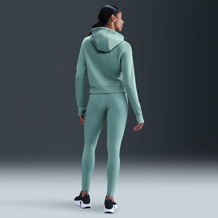 Nike One lange legging met hoge taille voor dames Groen - Foto 3