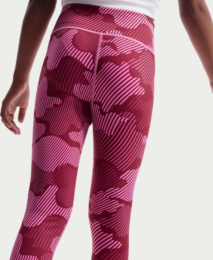 Nike One legging met Dri-FIT voor meisjes Roze - Foto 2