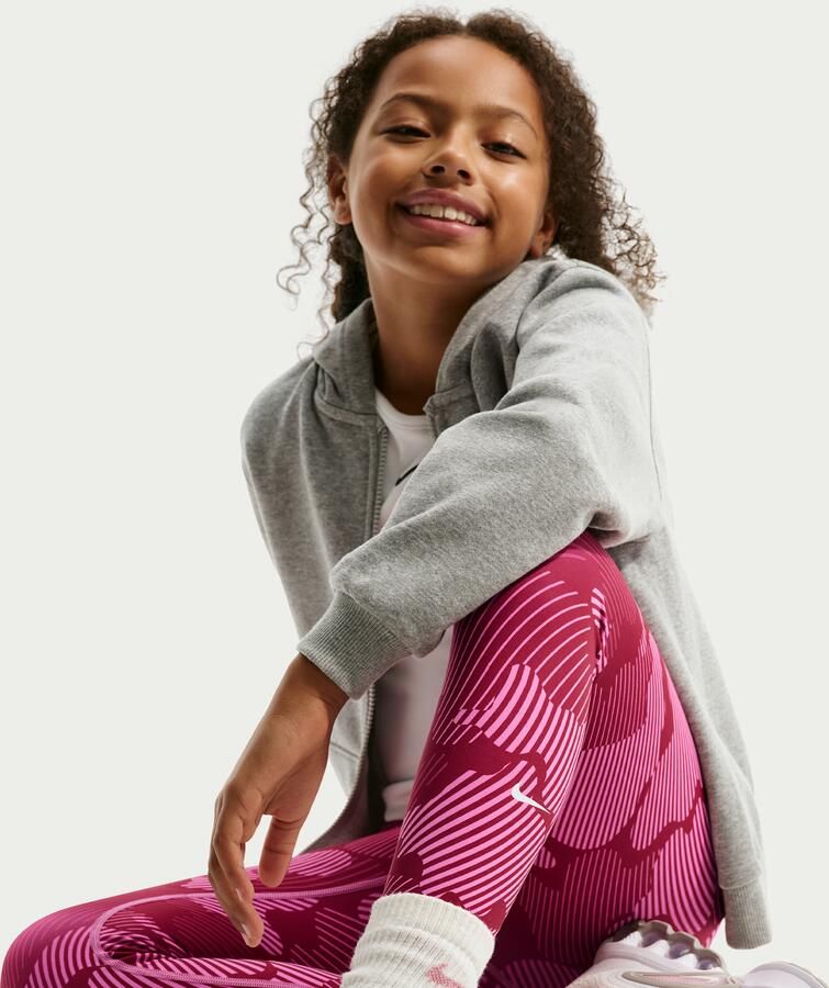 Nike One legging met Dri-FIT voor meisjes Roze