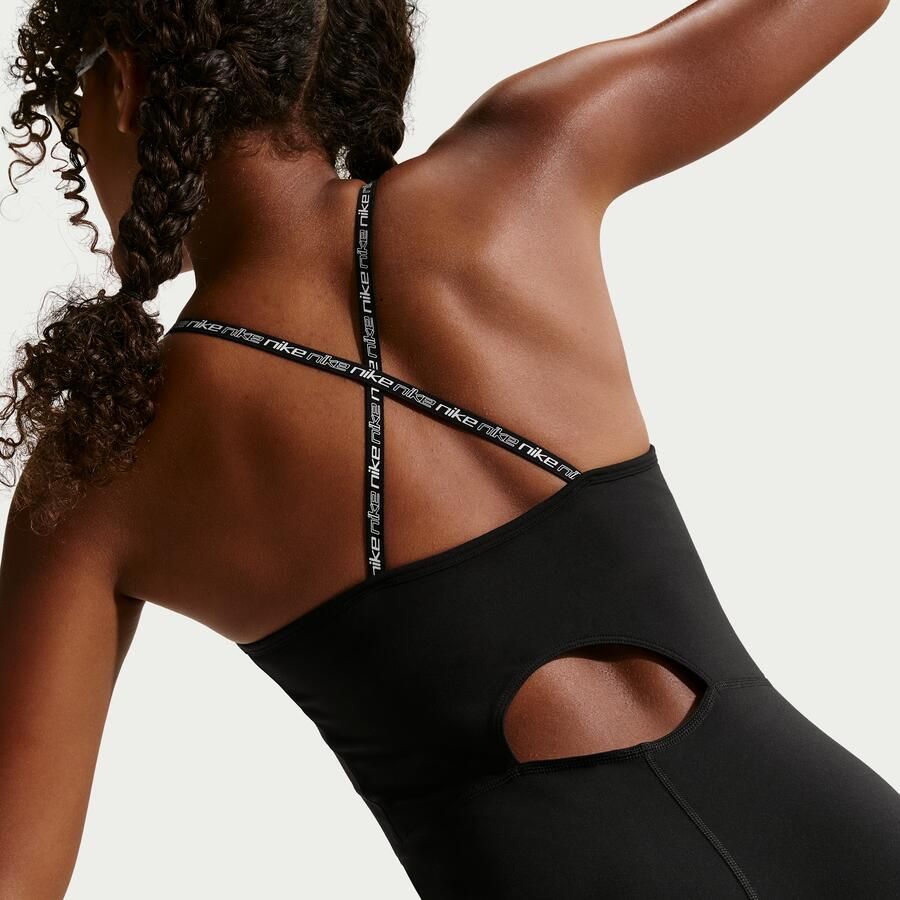 Nike One pak met Dri-FIT voor meisjes Zwart