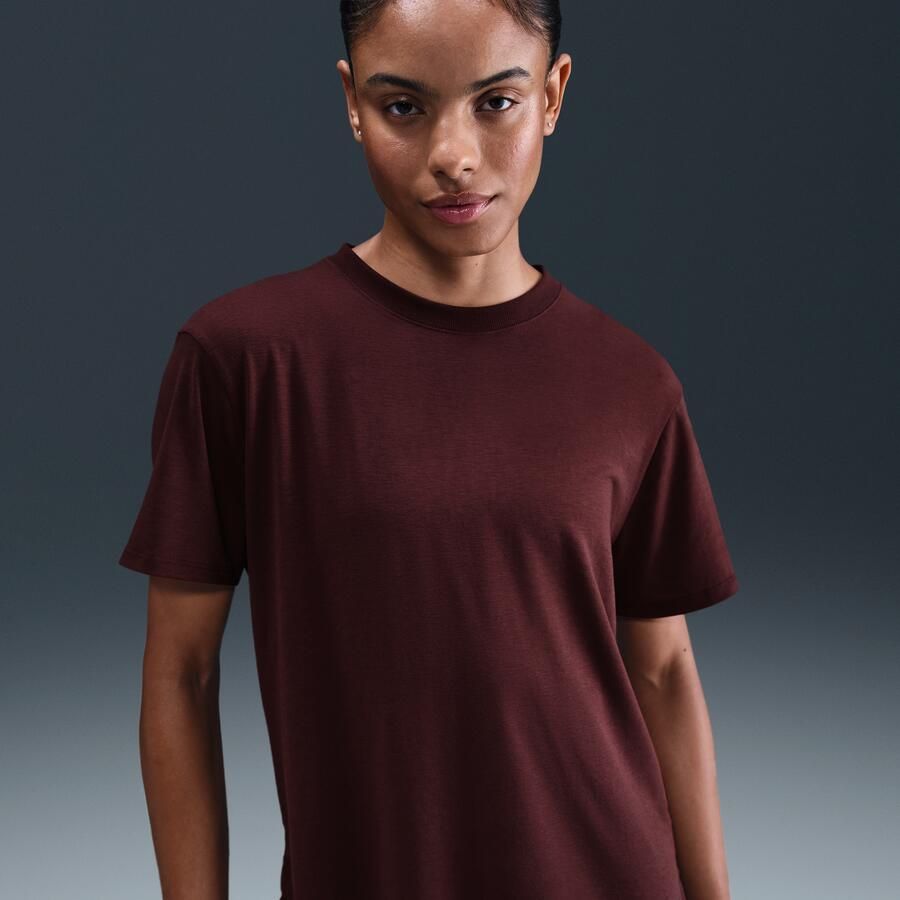 Nike One Relaxed Dri-FIT damestop met korte mouwen Rood - Foto 4