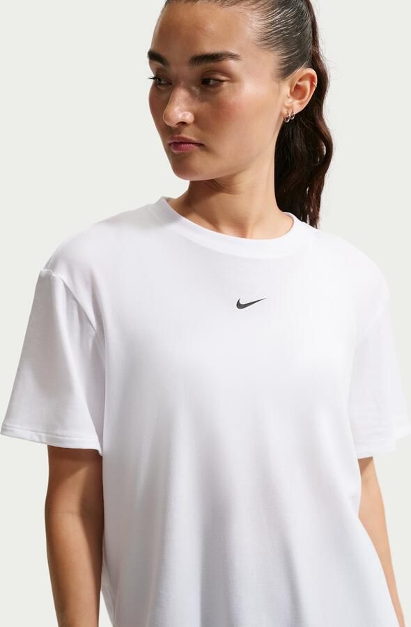 Nike One Relaxed Dri-FIT damestop met korte mouwen Wit - Foto 4