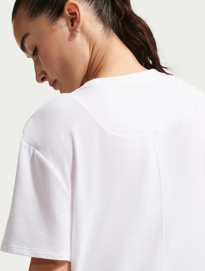 Nike One Relaxed Dri-FIT damestop met korte mouwen Wit - Foto 3