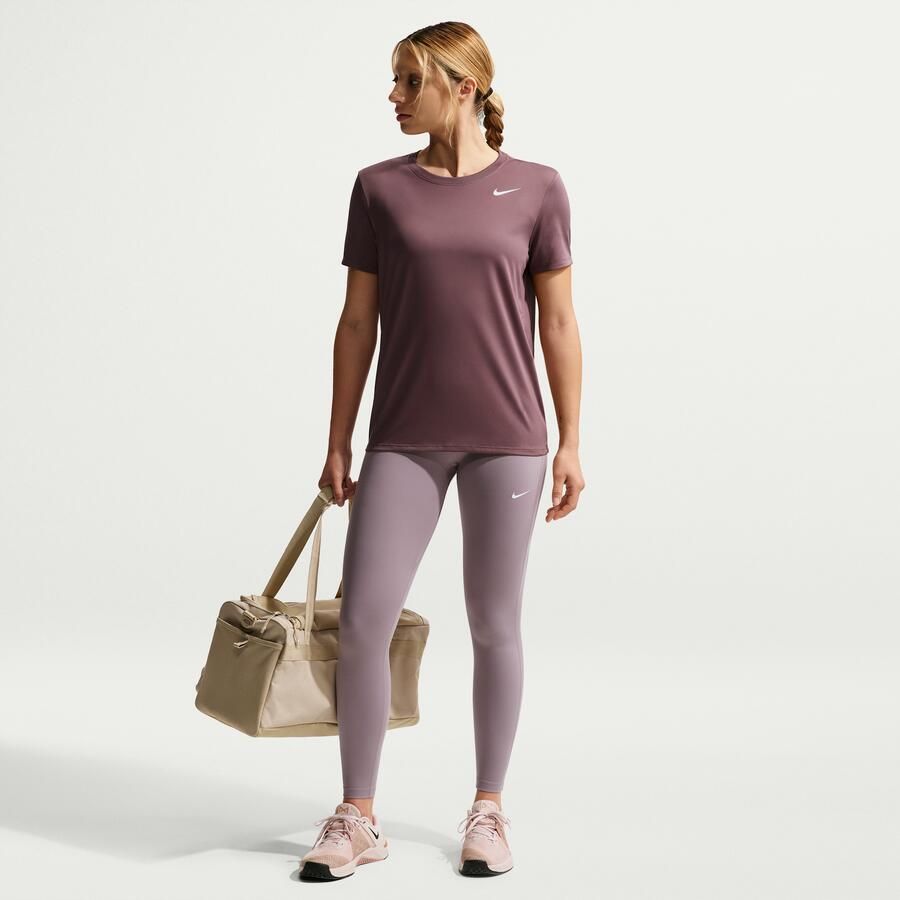 Nike One Seamless Front lange legging met hoge taille voor dames Grijs - Foto 4