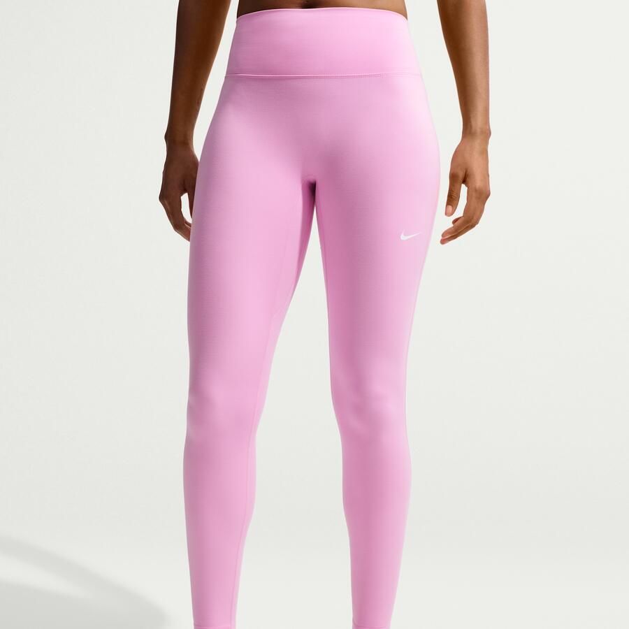 Nike One Seamless Front lange legging met hoge taille voor dames Roze - Foto 2