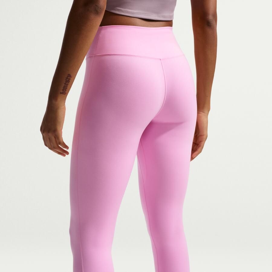 Nike One Seamless Front lange legging met hoge taille voor dames Roze - Foto 3