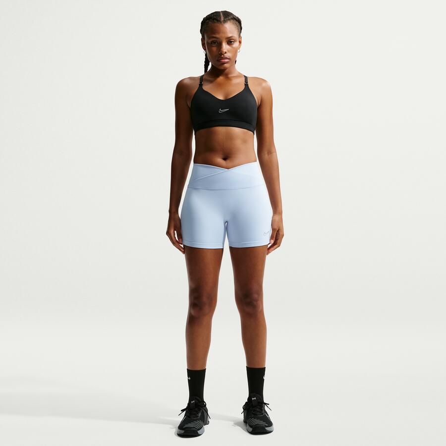 Nike One shorts voor dames (12 7 cm) Blauw - Foto 4