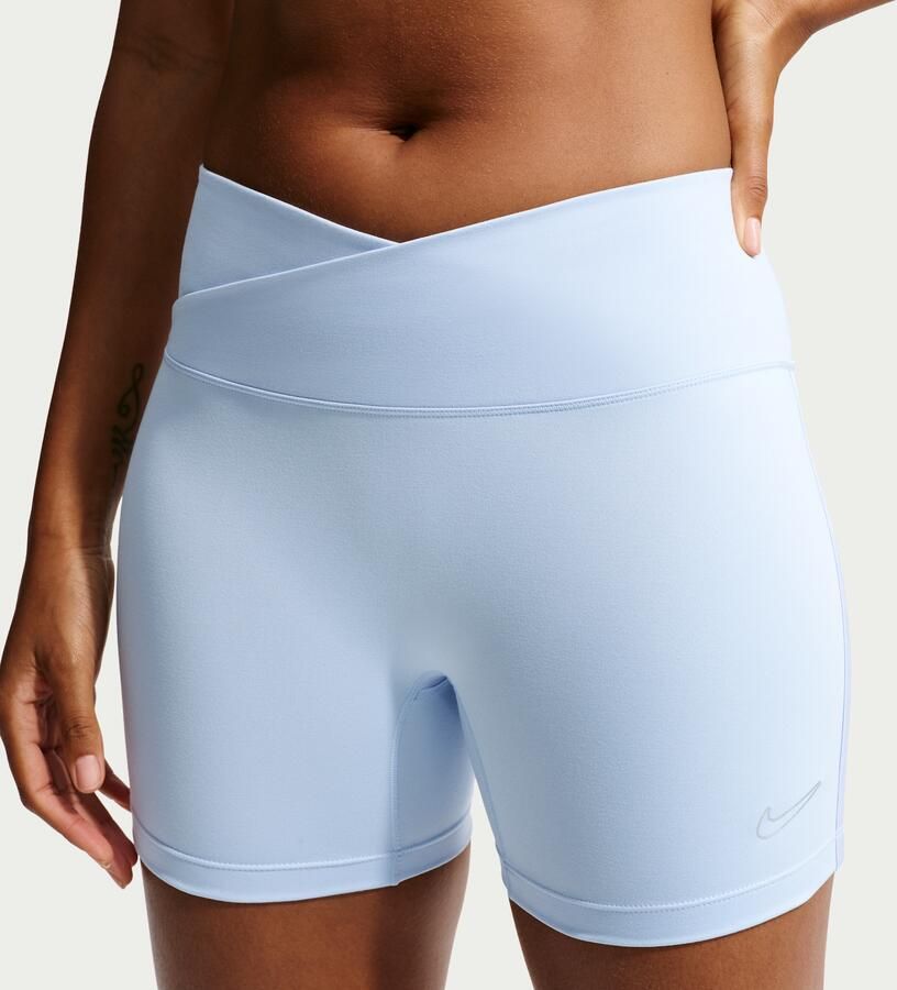 Nike One shorts voor dames (12 7 cm) Blauw