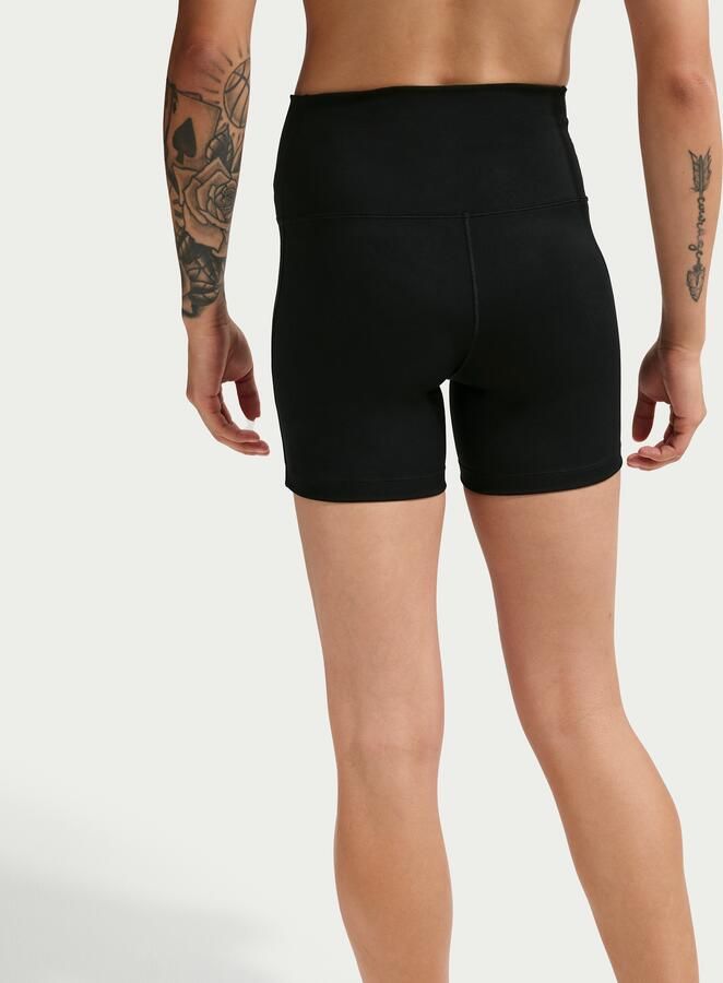 Nike One shorts voor dames (12 7 cm) Zwart - Foto 2