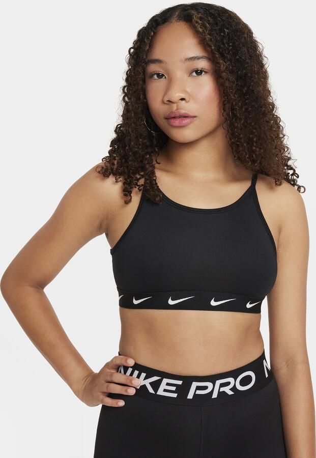 Nike One sport-bh voor meisjes Zwart - Foto 3