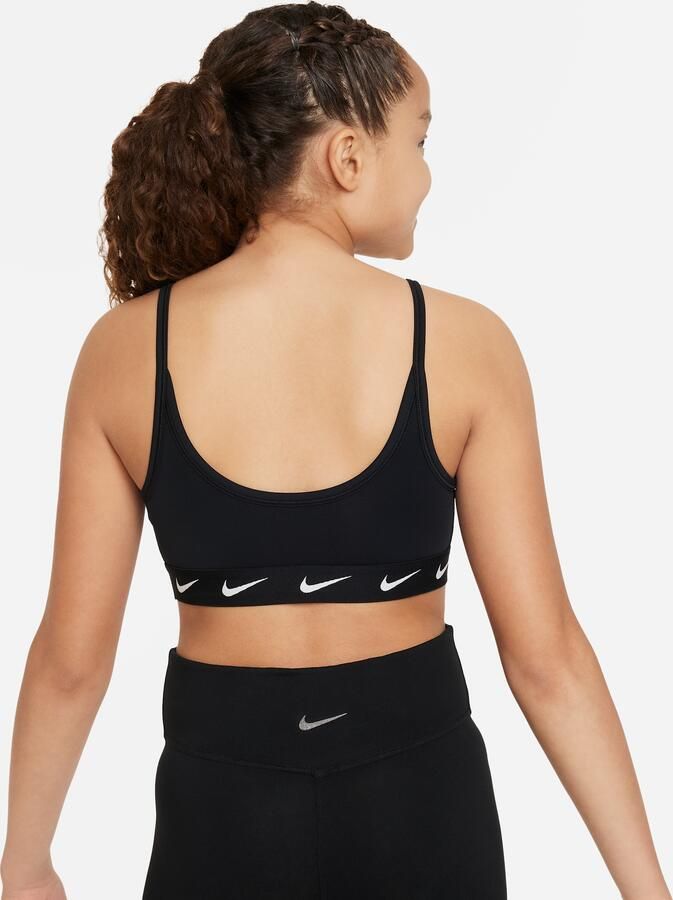 Nike One sport-bh voor meisjes Zwart - Foto 4