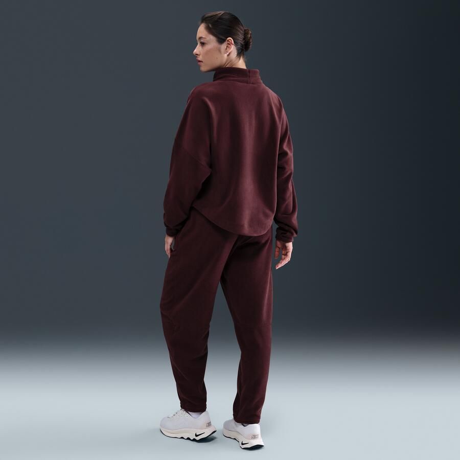 Nike One Therma-FIT fleecebroek met halfhoge taille voor dames Rood - Foto 3