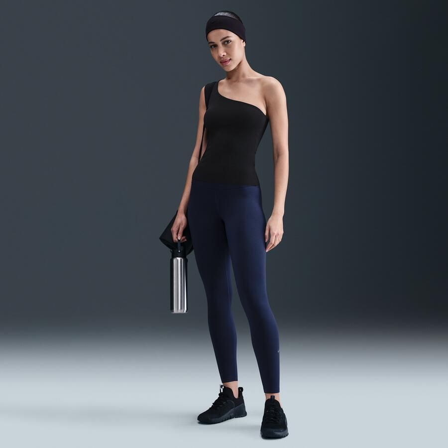 Nike One Therma-FIT legging met hoge taille voor dames Blauw - Foto 4