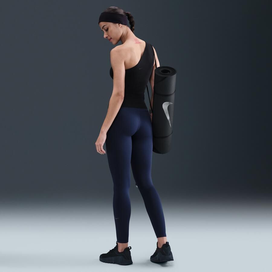 Nike One Therma-FIT legging met hoge taille voor dames Blauw - Foto 3