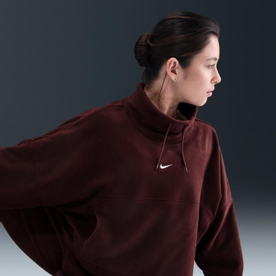 Nike One Therma-FIT top voor dames Rood - Foto 2