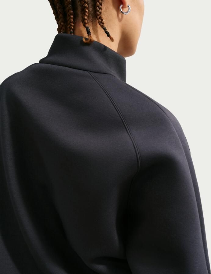 Nike oversized fleece trainingsjack voor dames Zwart - Foto 3