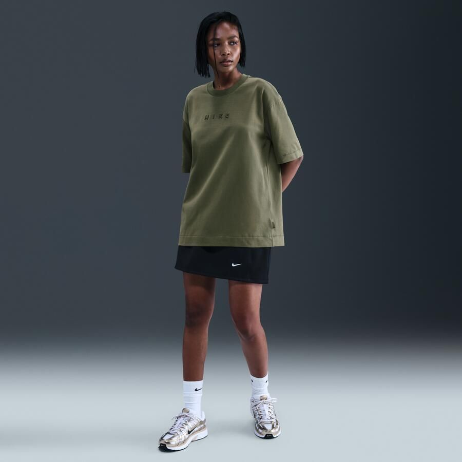 Nike oversized T-shirt met korte mouwen voor dames Groen - Foto 3