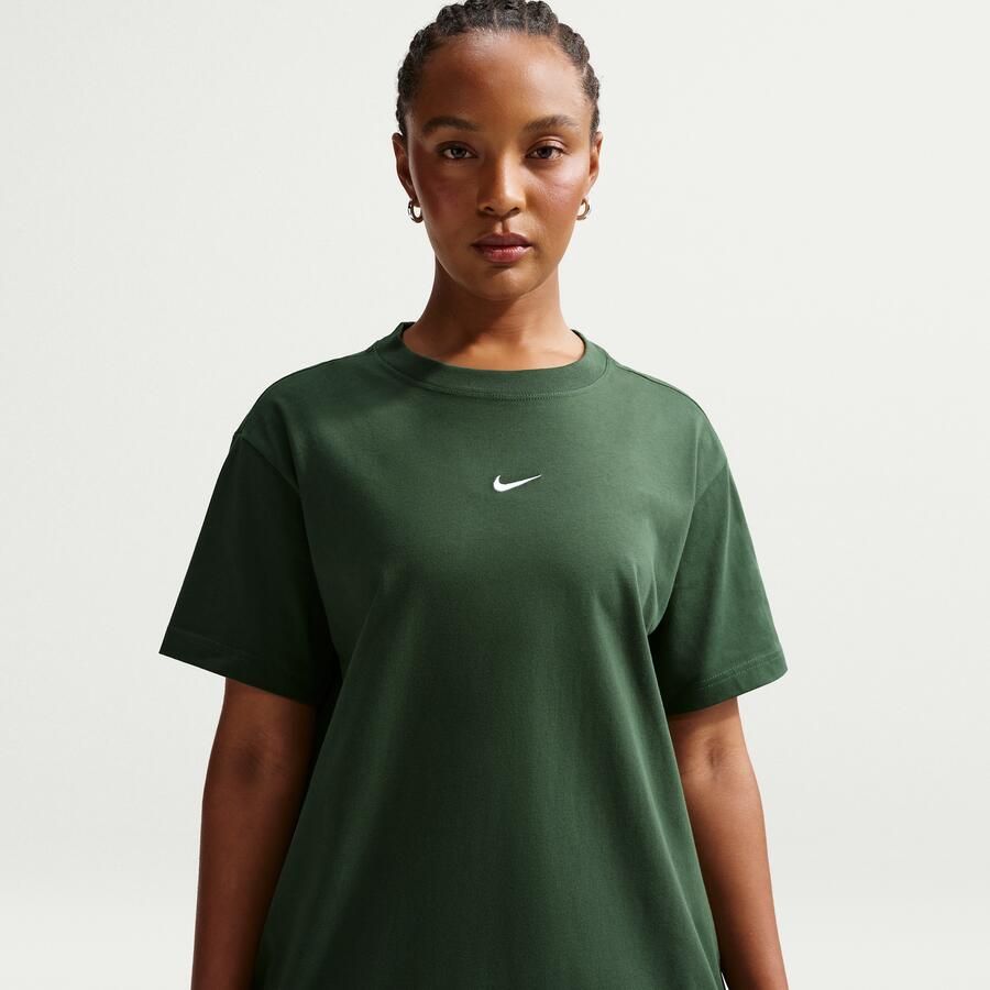 Nike oversized T-shirt met korte mouwen voor dames Groen - Foto 4
