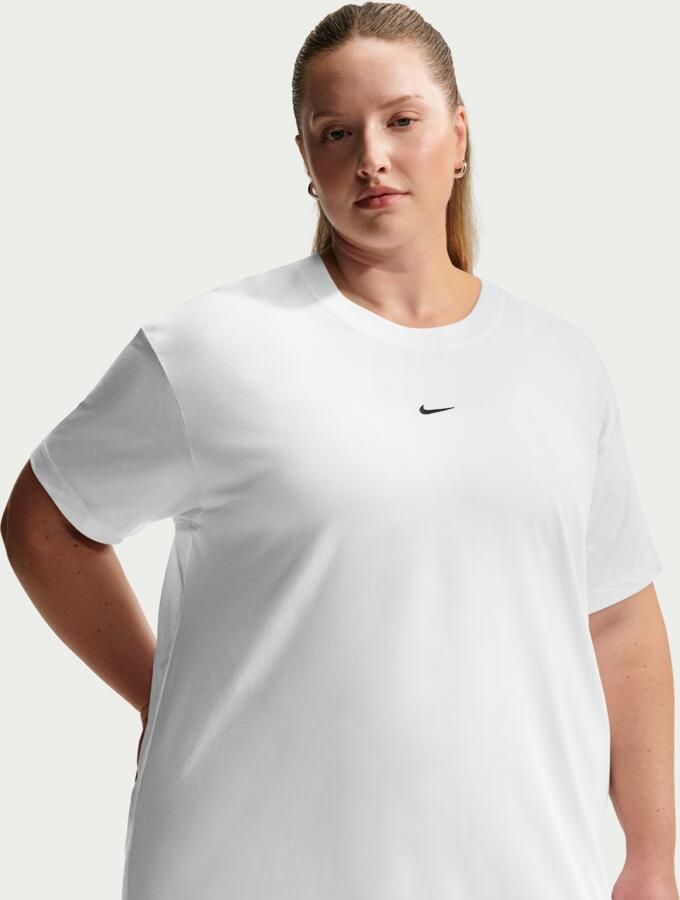 Nike oversized T-shirt met korte mouwen voor dames (Plus Size) Wit - Foto 4