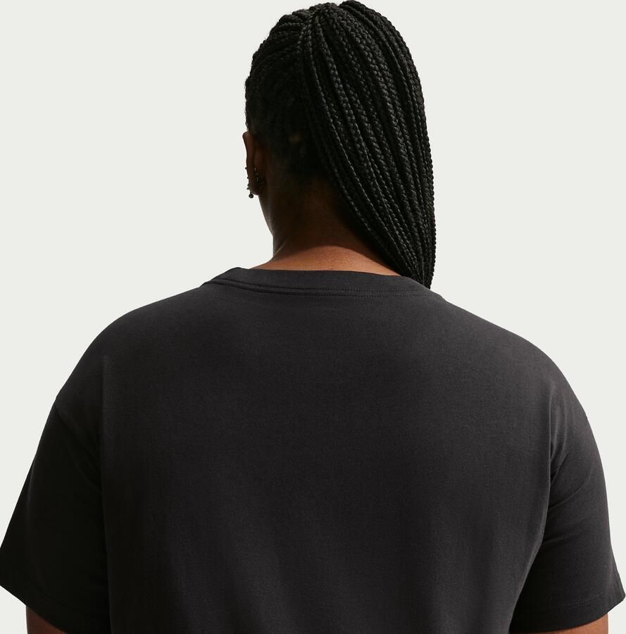 Nike oversized T-shirt met korte mouwen voor dames (Plus Size) Zwart - Foto 2