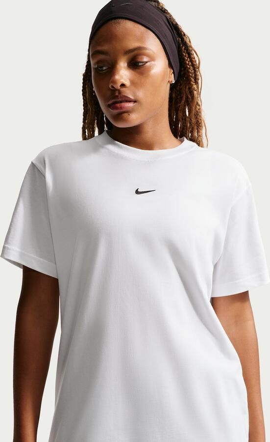 Nike oversized T-shirt met korte mouwen voor dames Wit - Foto 4