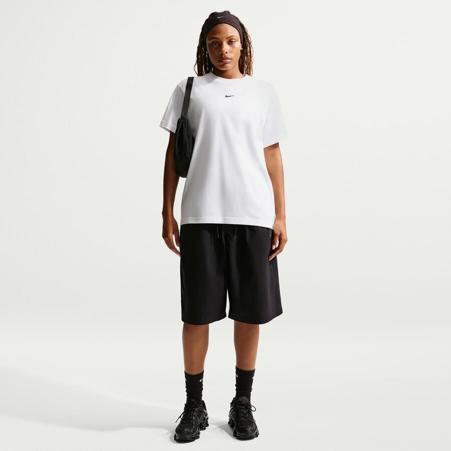 Nike oversized T-shirt met korte mouwen voor dames Wit