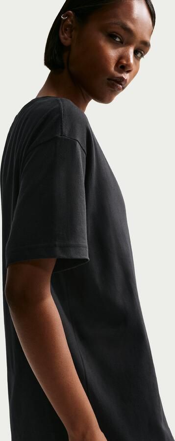 Nike oversized T-shirt met korte mouwen voor dames Zwart - Foto 3