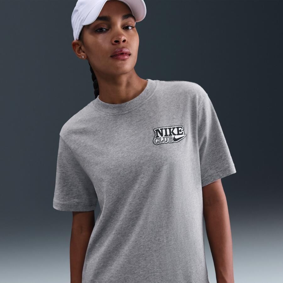 Nike oversized T-shirt met recht design Grijs - Foto 4