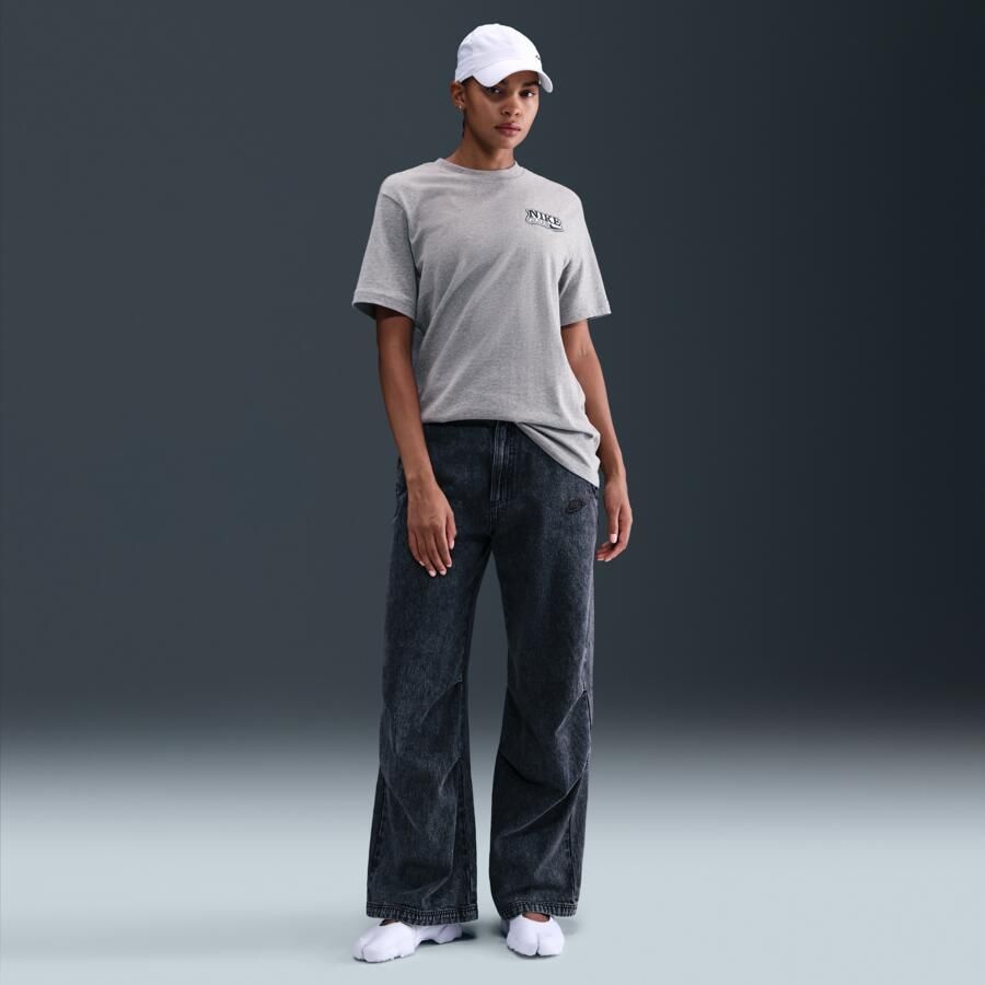 Nike oversized T-shirt met recht design Grijs - Foto 3