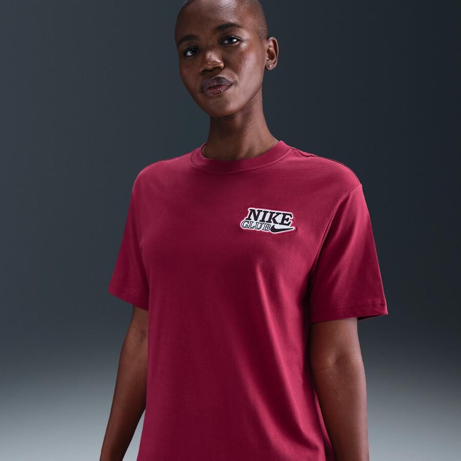 Nike oversized T-shirt met recht design Rood - Foto 4