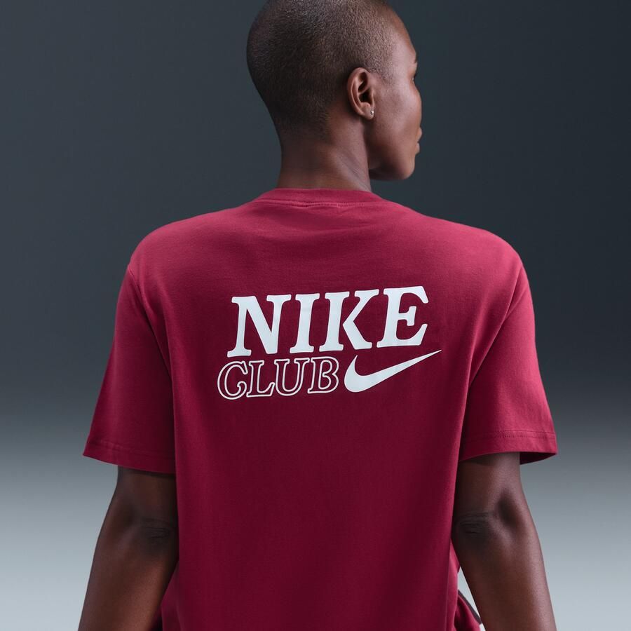 Nike oversized T-shirt met recht design Rood