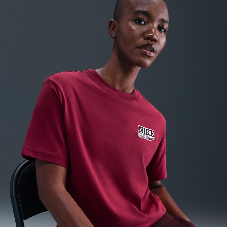 Nike oversized T-shirt met recht design Rood - Foto 2