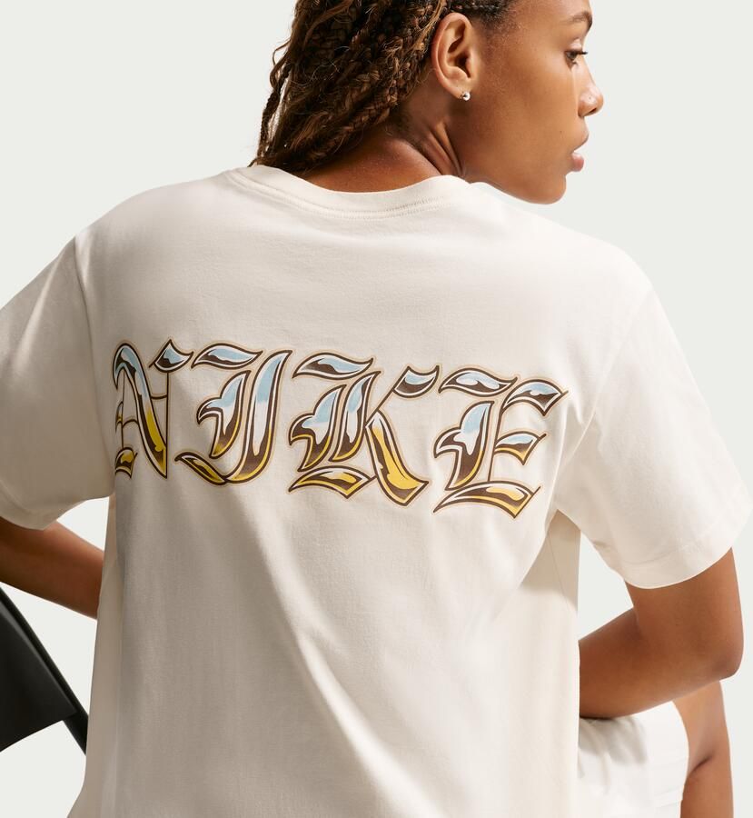 Nike oversized T-shirt voor dames Wit - Foto 3