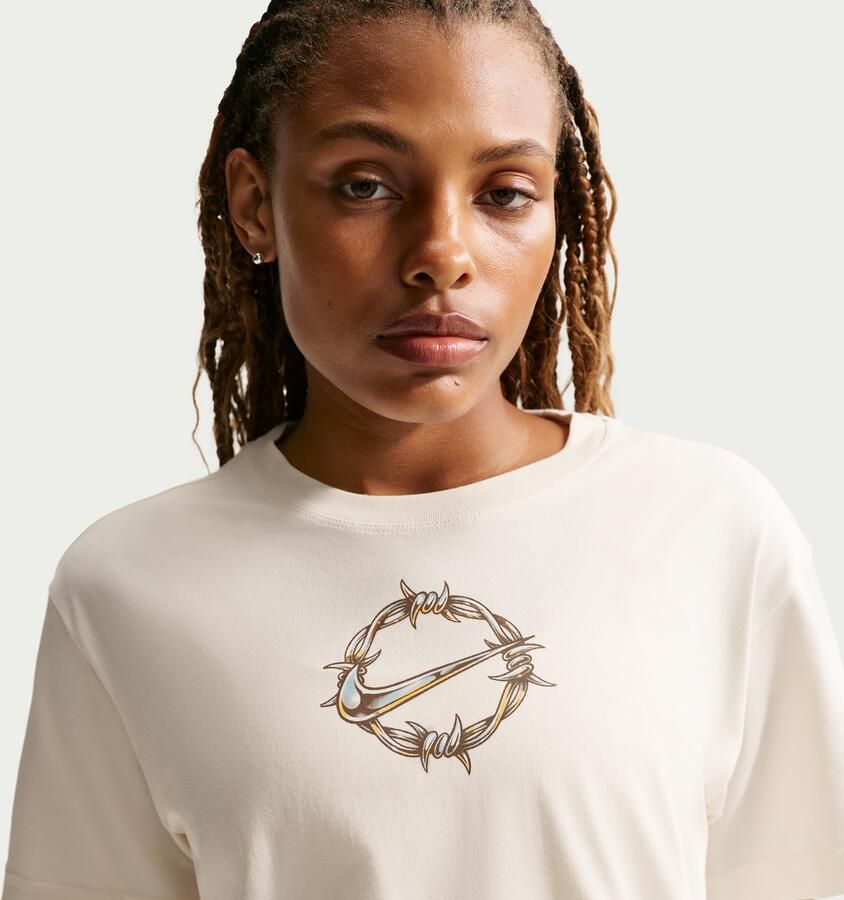 Nike oversized T-shirt voor dames Wit - Foto 2