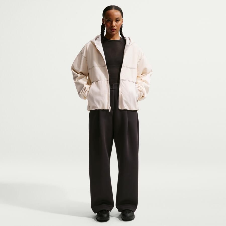 Nike oversized werkjack voor dames Wit